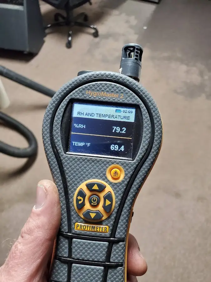 Moisture meter humidity assessment for Mold Remediation & Removal in El Centro